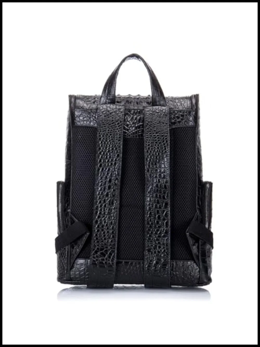 Genuine Cowhide Leather Laptop Backpack Travel Shoulder Bag Daypack